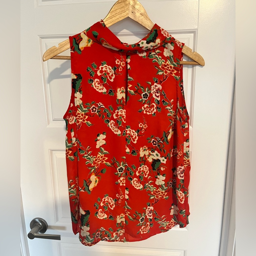 Free Add-On - Rose and Olive Sleeveless Blouse